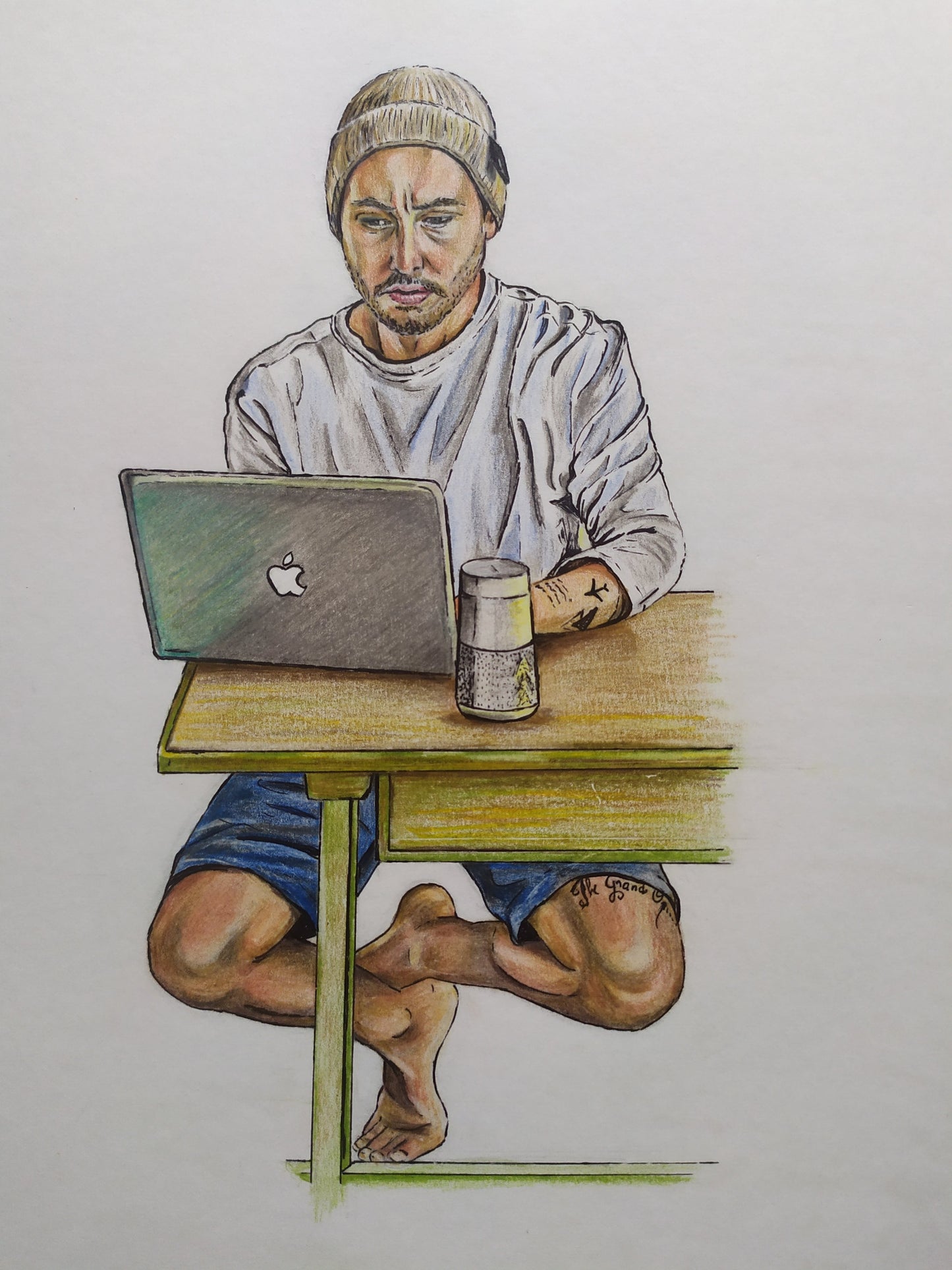 RETRATO A LÁPIZ O ACUARELA