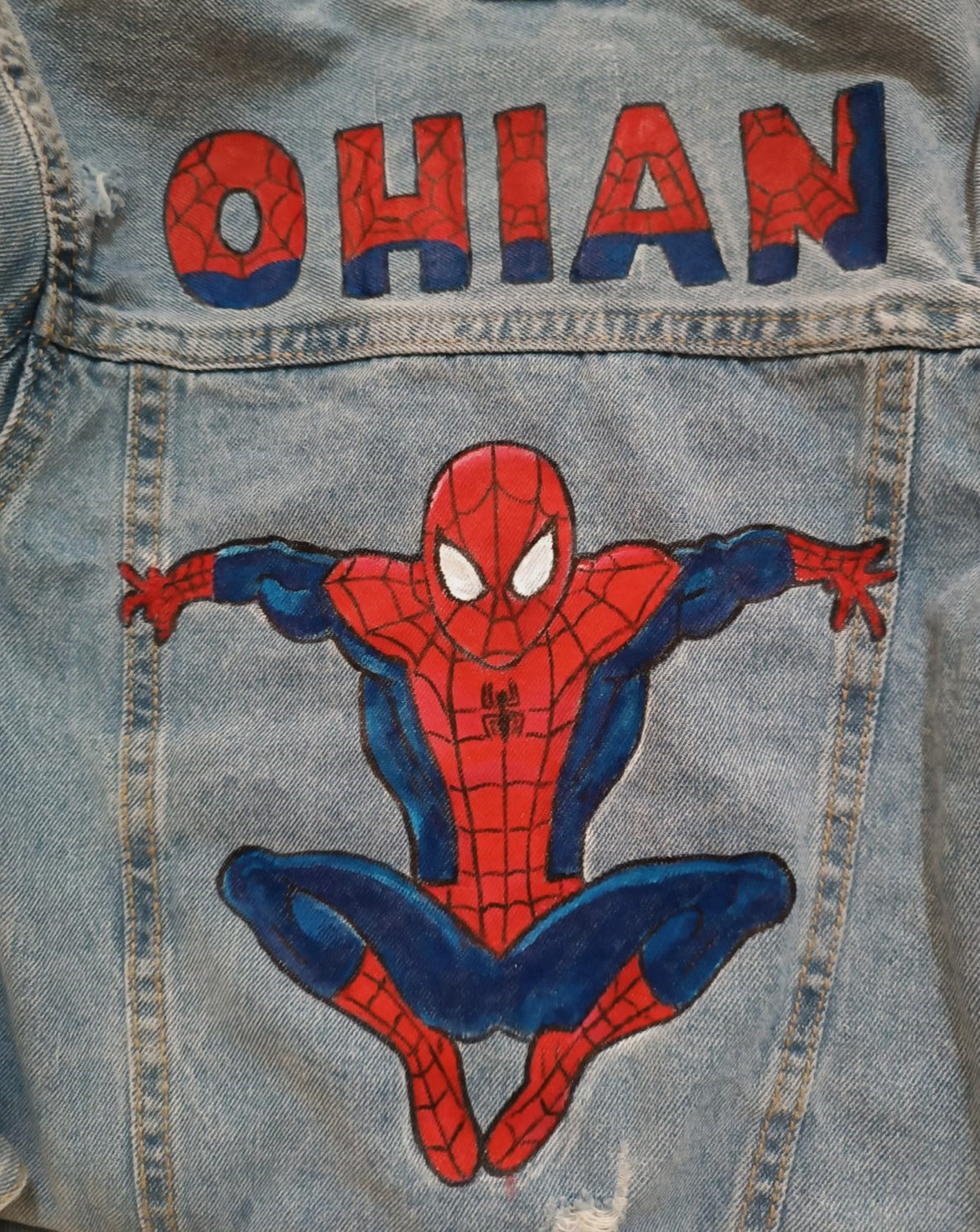 CHAQUETA INFANTIL PINTADA A MANO